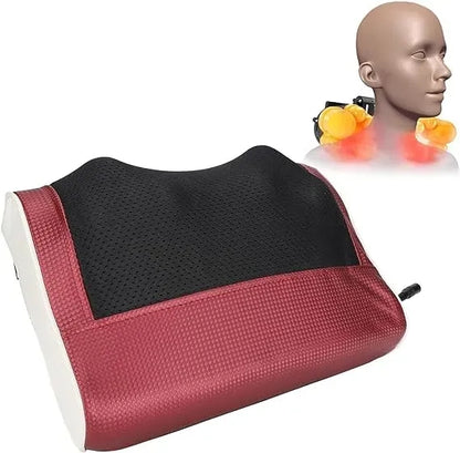 Cervical spine massager neck shoulder waist strength vertebral massage pillow household multifunctional kneading neck
