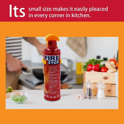 Fire Spray, Car Fire Extinguisher, Stay Safe 5-in-1 Fire Extinguisher, Extinguishing Water Based Spray, For Home, Kitchen, Car, Garage, Boat, Easy to Carry (500ML
