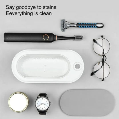 High-frequency Vibration Ultrasonic Cleaning Machine, Purple Light Wave Cleaning Device, Rechargeable Ultrasonic Cleaner for Jewelry, Glasses, Watch Straps, Dentures