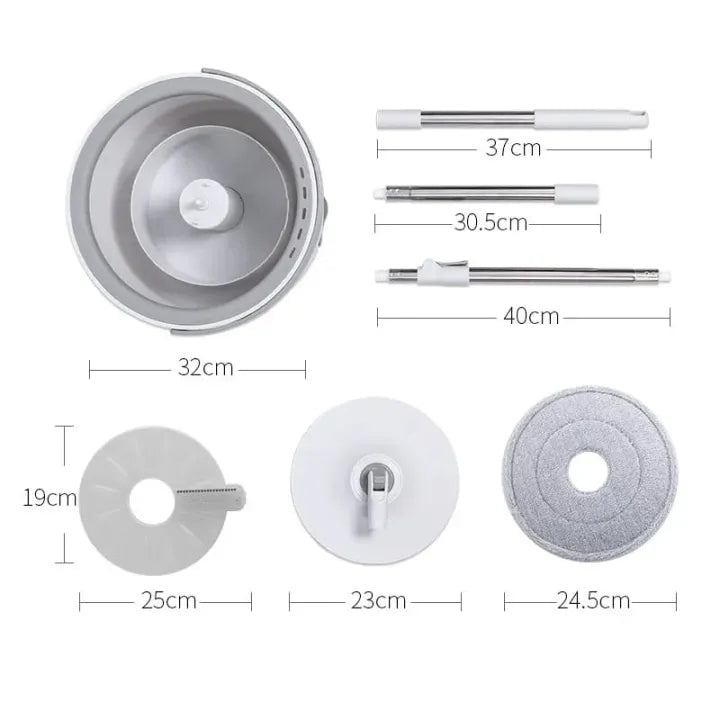 Self-Washing 360 Degree Spin Mop And Bucket With Water Wringer Powerful Spinning Mop Household Cleaning Supplies