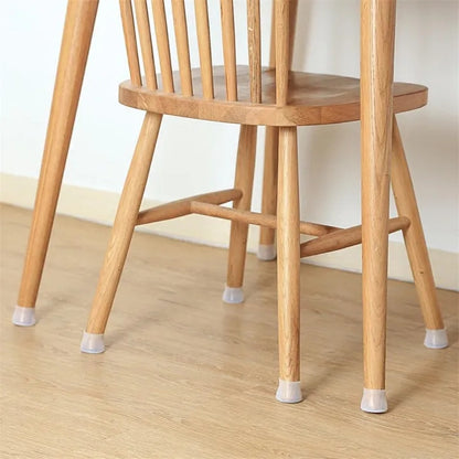 4pcs Table Chair Leg Silicone Cap Pad Furniture Table Feet Cover Floor Protector Silicone Chair Leg Caps Furniture Table Leg Covers Floor Protectors