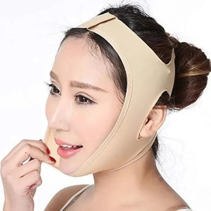 face slimming mask for double chin shaper for men,face lifting V Line Facial Lift mask for woman slim cheeks V Line Belt Strap Bandage