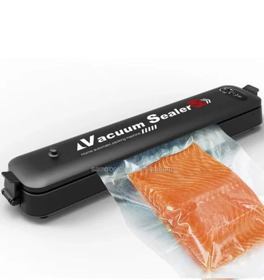 Automatic Vacuum Sealer Machine | Food Saver & Packaging | 110V/220V | Home Kitchen Sealing Machine with Free 10pcs Bags