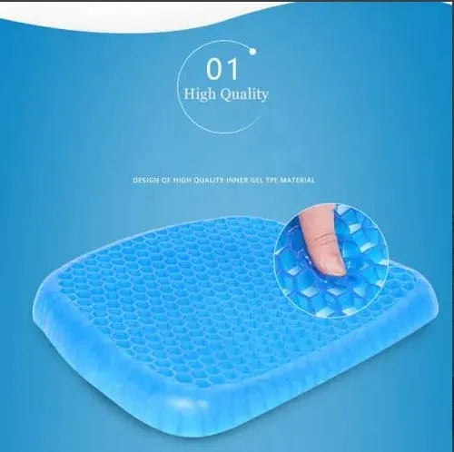Egg Sitter Absorb Pressure Support Back Pain Relief Breathable Honeycomb Car and Office Cushion Seat Gel Non-Slip