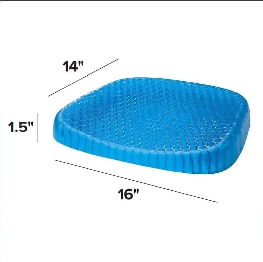 Egg Sitter Absorb Pressure Support Back Pain Relief Breathable Honeycomb Car and Office Cushion Seat Gel Non-Slip