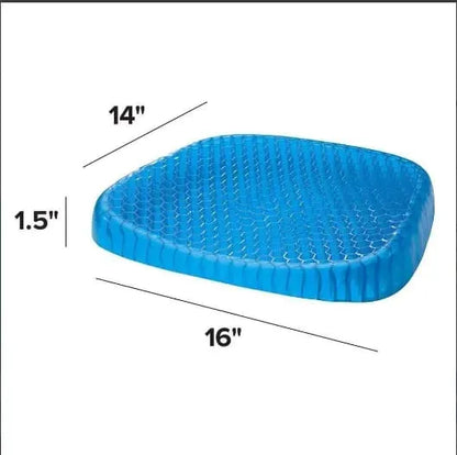 Egg Sitter Absorb Pressure Support Back Pain Relief Breathable Honeycomb Car and Office Cushion Seat Gel Non-Slip