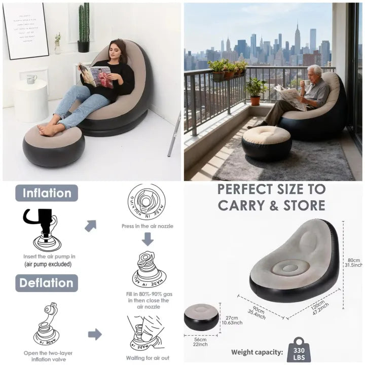 Inflatable Sofa Bed Air Sofa Chair