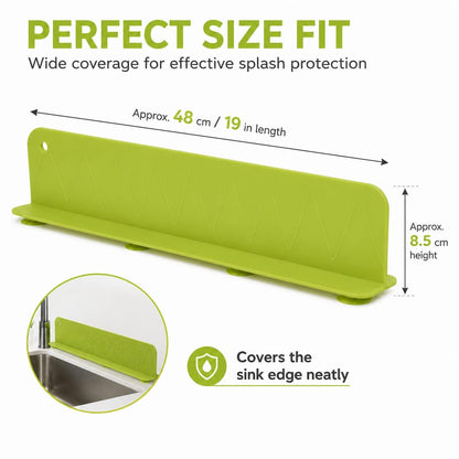 Sink Splash Guard,Water Retaining Board for Kitchen, Portable Water Retaining Strip Reusable Water Splash Guard for Bathroom ( High Quality )