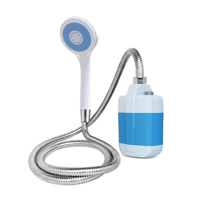 Portable Camping Shower Kit with USB Rechargeable Pump - Ideal for Home, Hiking, Backpacking, Beach & Pet Bathing RV Exterior Showers