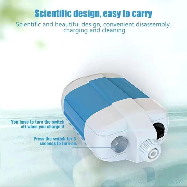 Portable Camping Shower Kit with USB Rechargeable Pump - Ideal for Home, Hiking, Backpacking, Beach & Pet Bathing RV Exterior Showers
