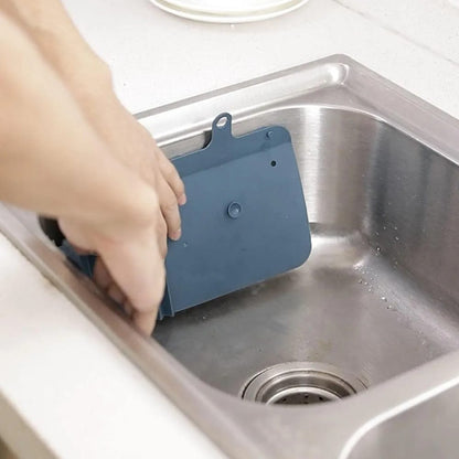 Sink Splash Guard, Foldable Water Splashing Guard Kitchen Sink Baffle Board with Suction Cups
