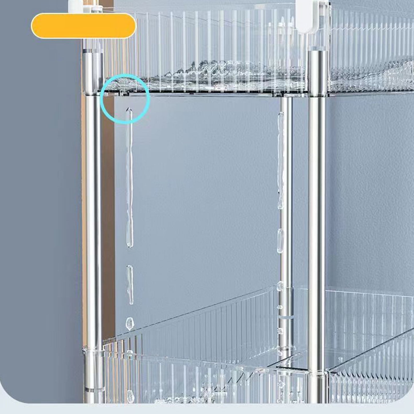 Acrylic trolley